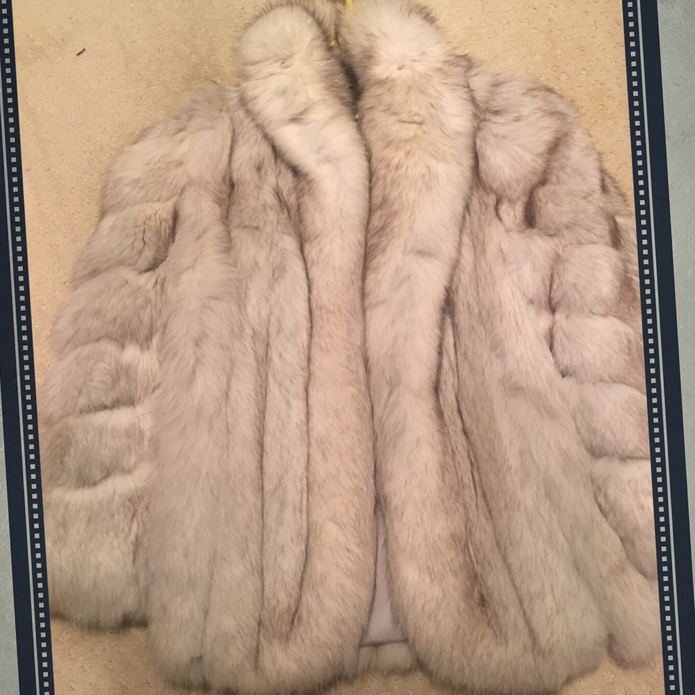 Saga Blue Fox Fur Coat